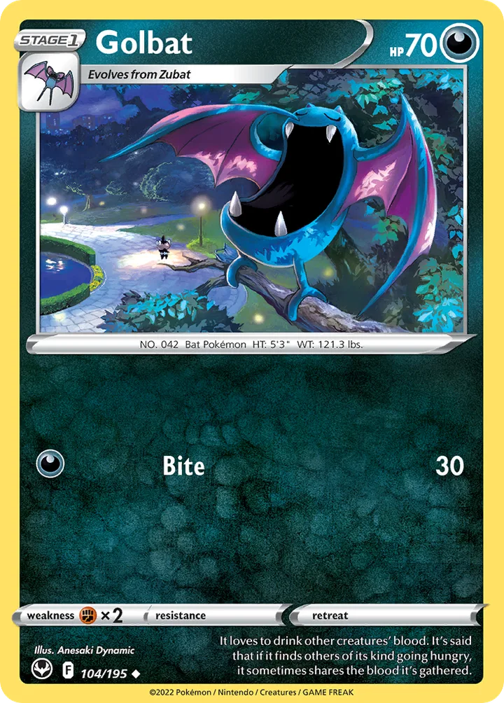 Golbat, Silver Tempest 104/195