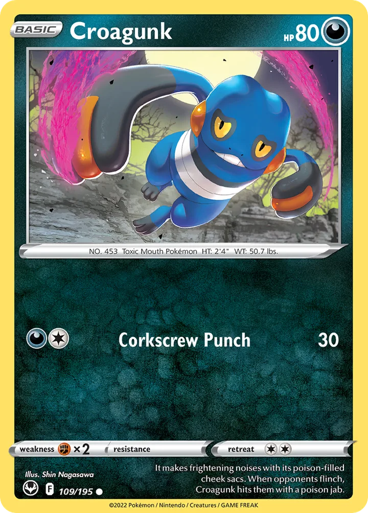 Croagunk, Silver Tempest 109/195
