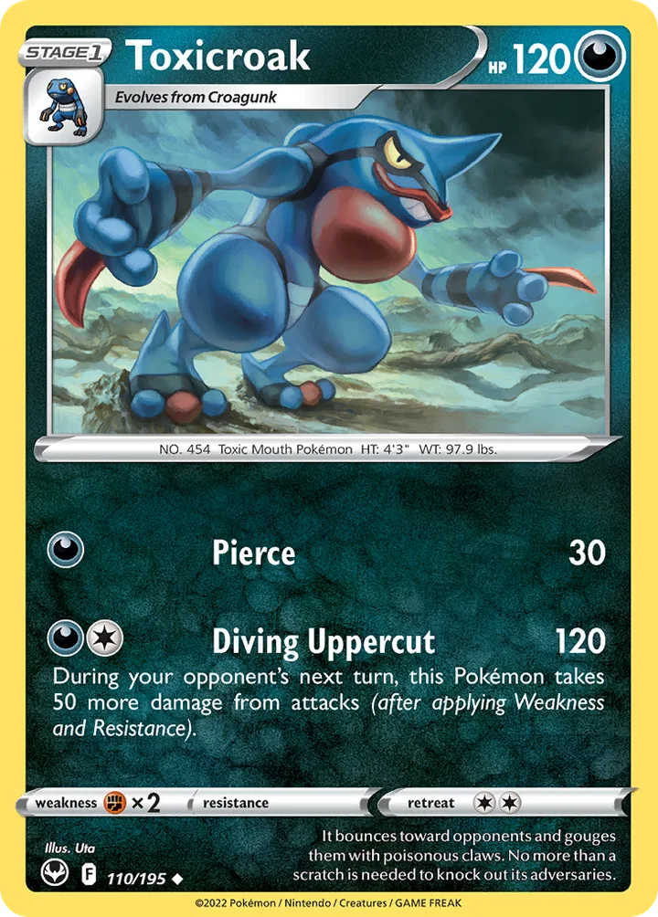 Toxicroak, Silver Tempest 110/195