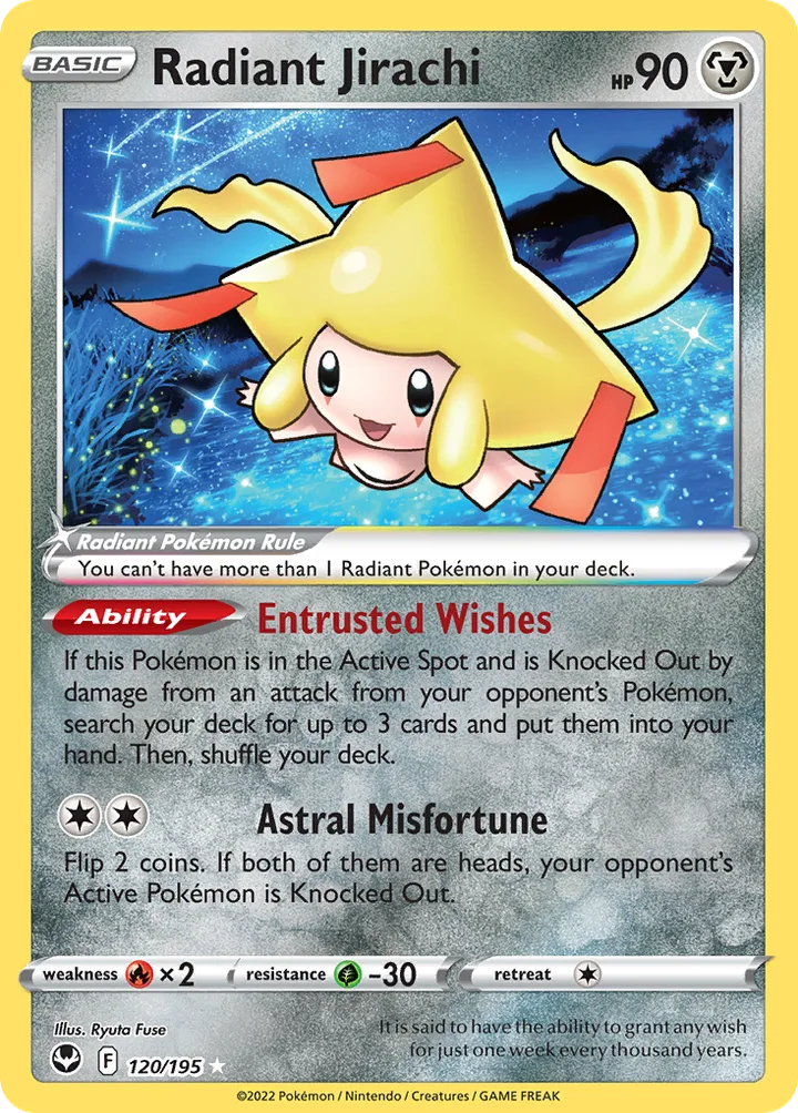 Radiant Jirachi, Silver Tempest 120/195