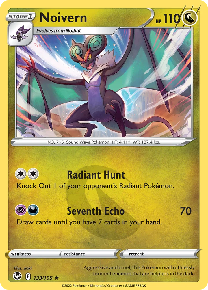 Noivern, Silver Tempest 133/195
