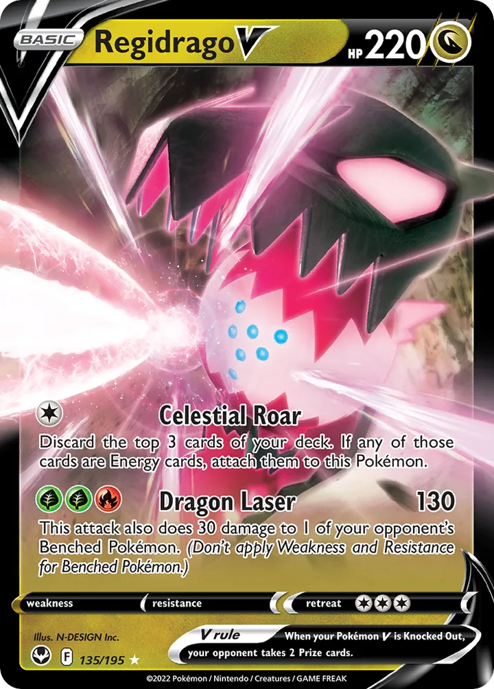 Regidrago V, Silver Tempest 135/195