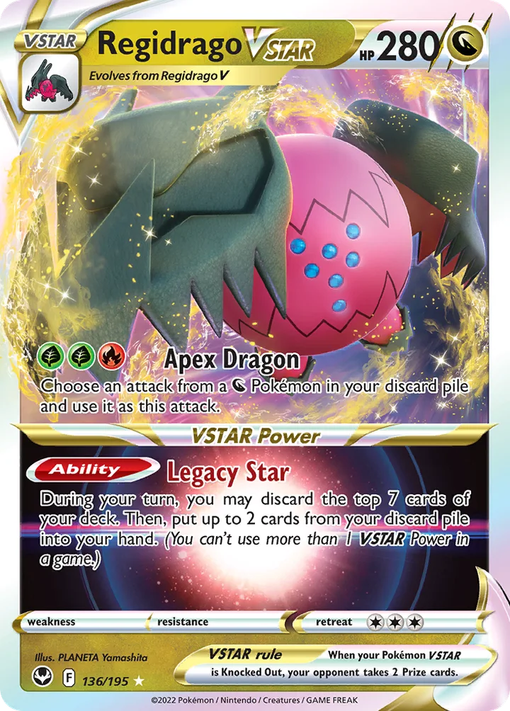 Regidrago VSTAR, Silver Tempest 136/195