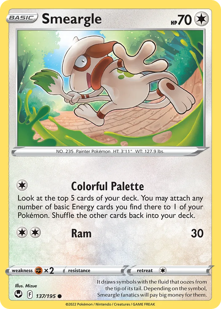 Smeargle, Silver Tempest 137/195