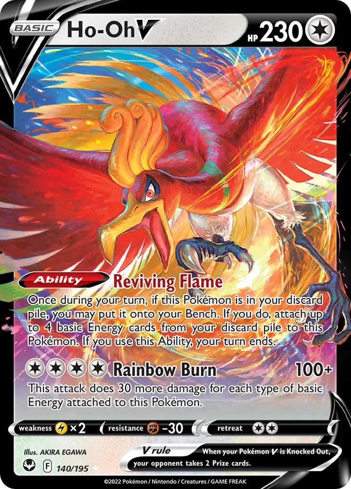 Ho-Oh V, Silver Tempest 140/195