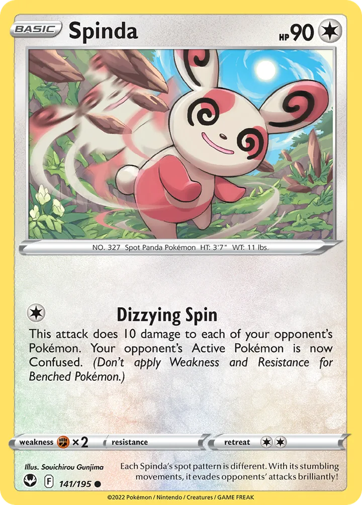Spinda, Silver Tempest 141/195