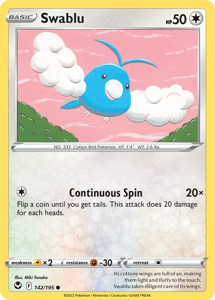 Swablu, Silver Tempest 142/195