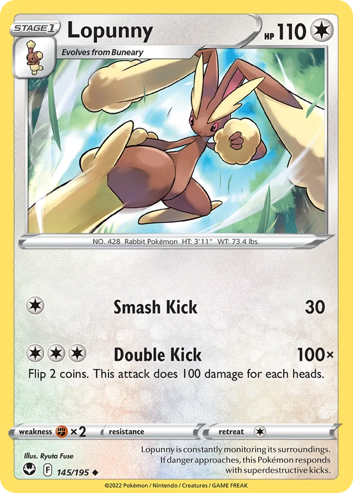 Lopunny, Silver Tempest 145/195