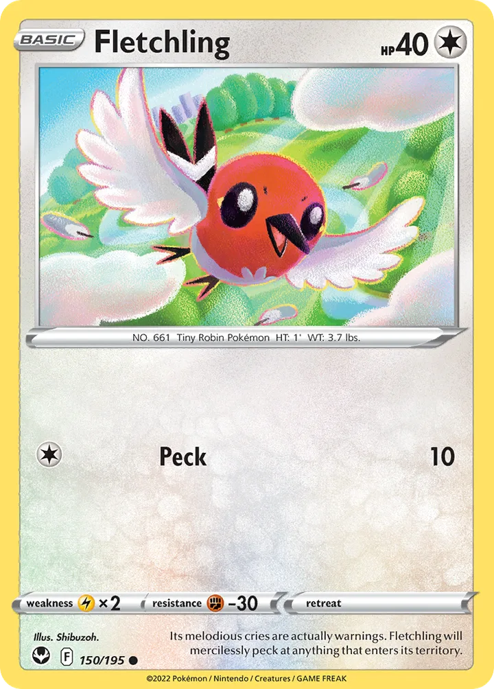 Fletchling, Silver Tempest 150/195