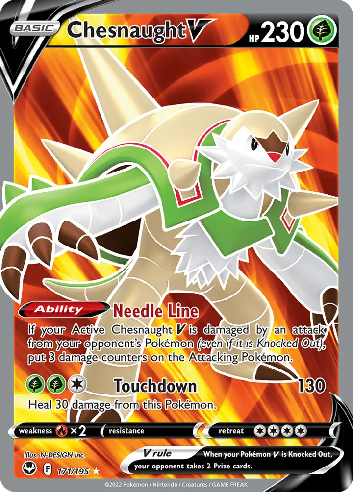 Chesnaught V, Silver Tempest 171/195