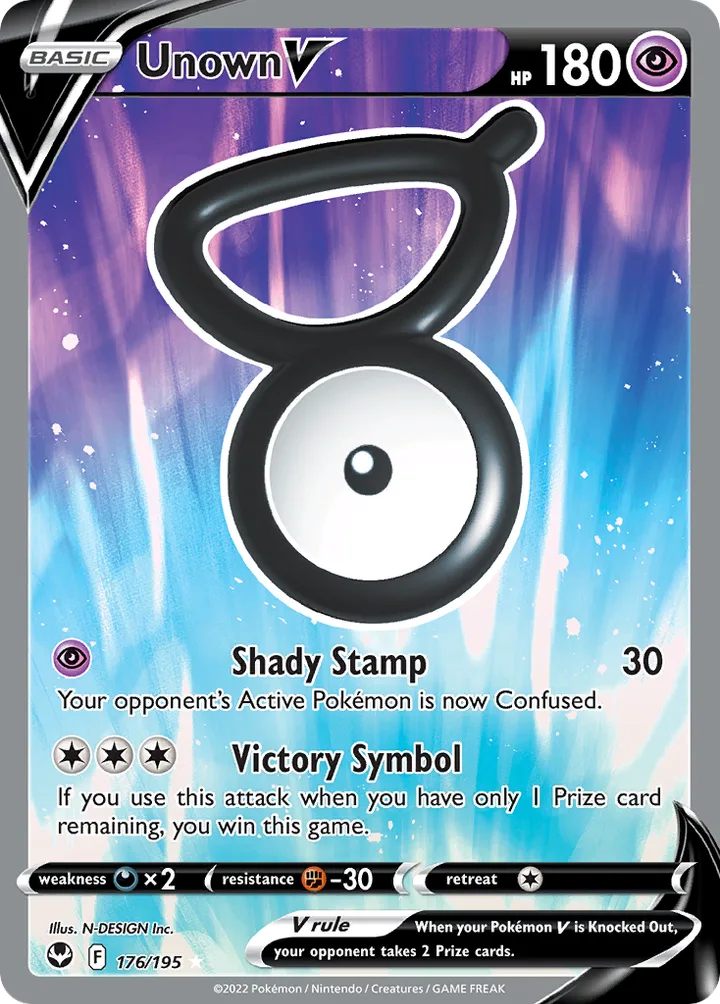 Unown V, Silver Tempest 176/195