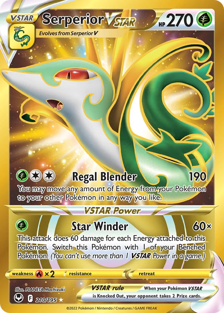 Serperior VSTAR, Silver Tempest 210/195