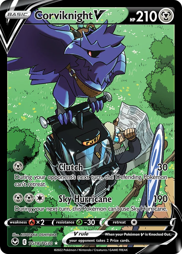 Corviknight V, Silver Tempest TG18/TG30