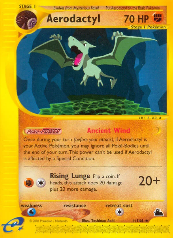 Aerodactyl, Skyridge 1/144