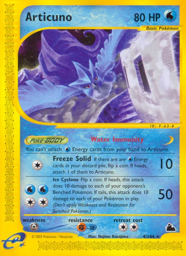 Articuno, Skyridge 4/144