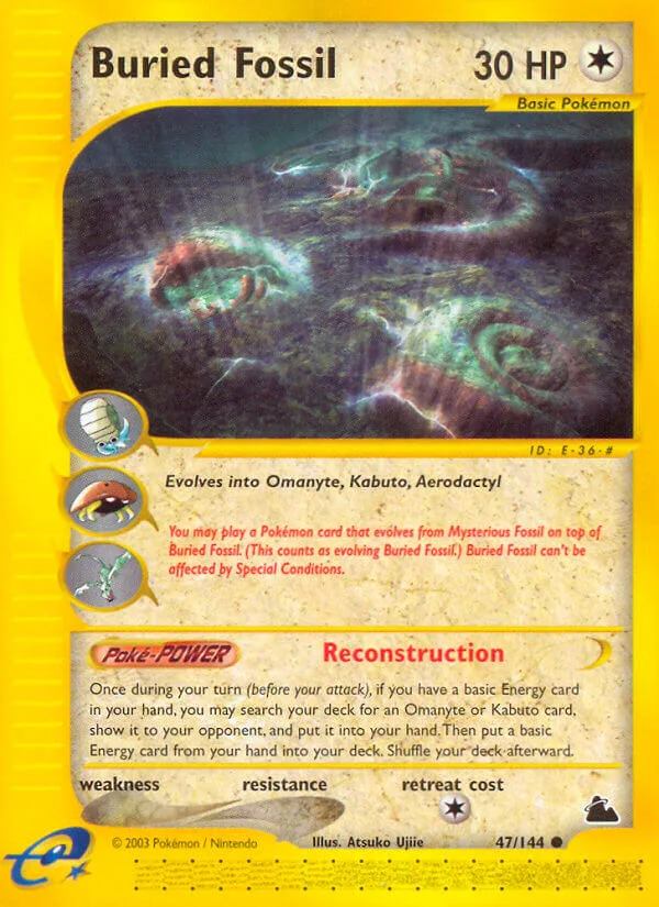 Buried Fossil, Skyridge 47/144