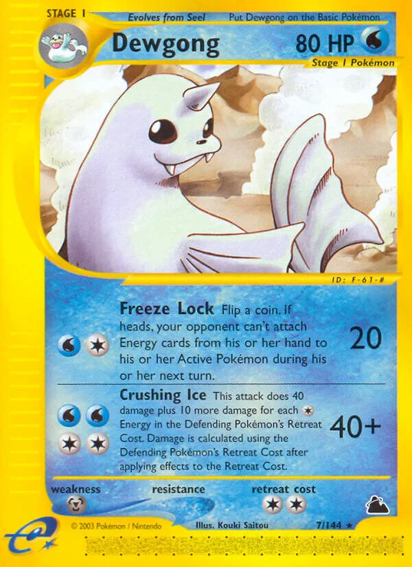 Dewgong, Skyridge 7/144