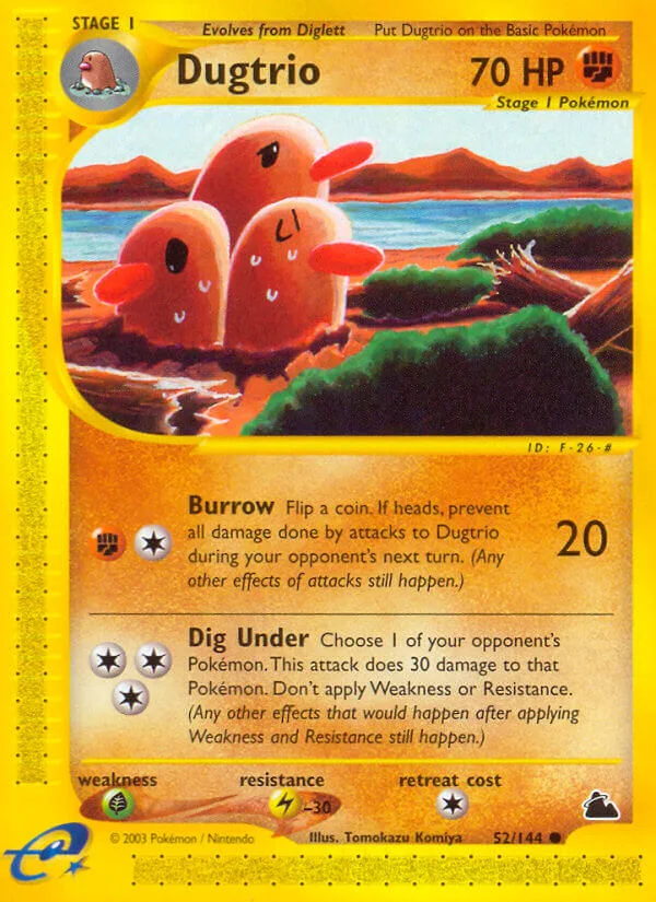 Dugtrio, Skyridge 52/144