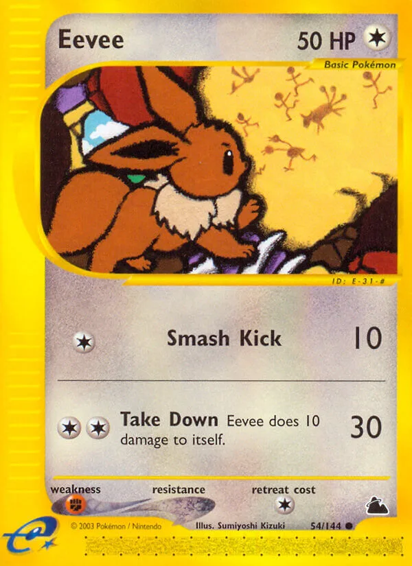 Eevee, Skyridge 54/144