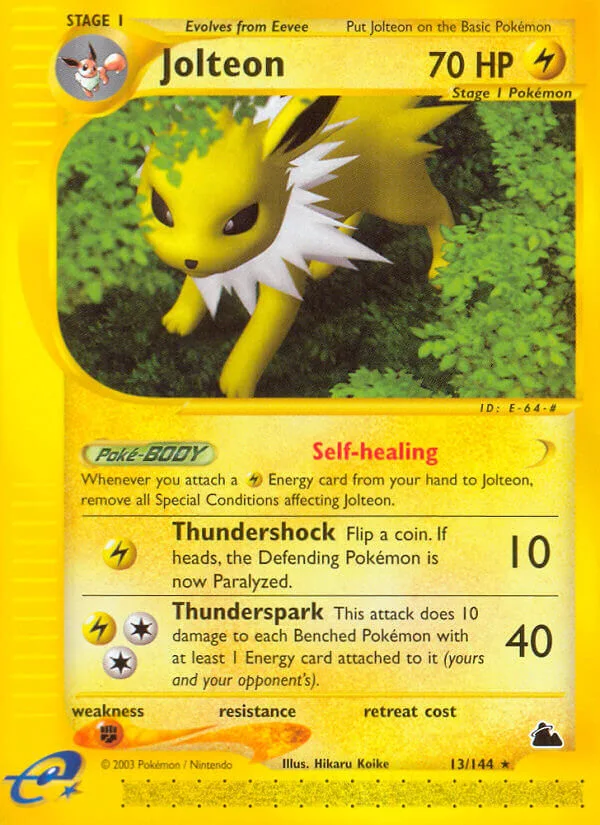 Jolteon, Skyridge 13/144