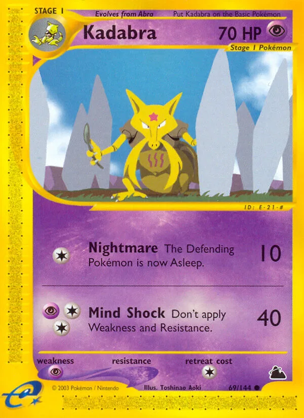 Kadabra, Skyridge 69/144