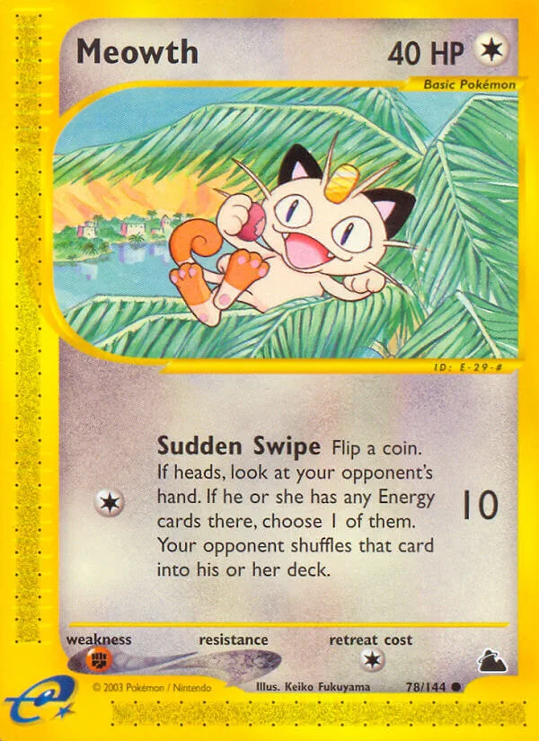 Meowth, Skyridge 78/144