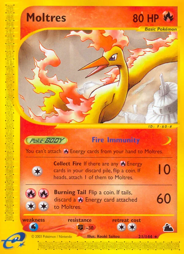Moltres, Skyridge 21/144