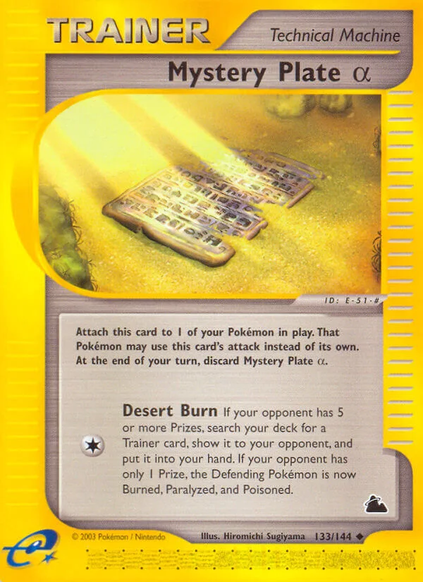 Mystery Plate ⍺, Skyridge 133/144