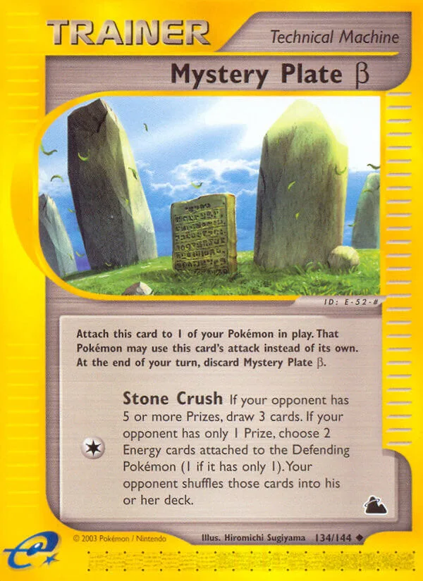 Mystery Plate β, Skyridge 134/144