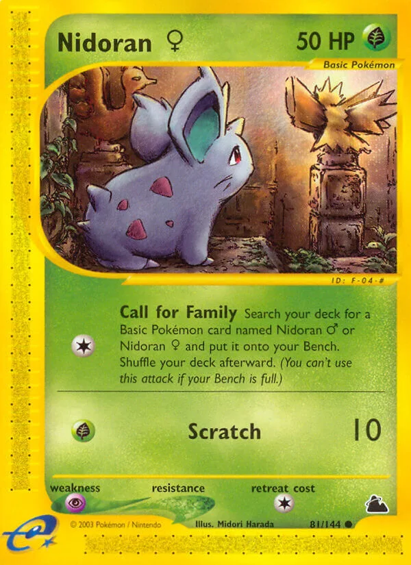 Nidoran Female, Skyridge 81/144