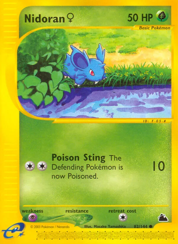 Nidoran Female, Skyridge 82/144