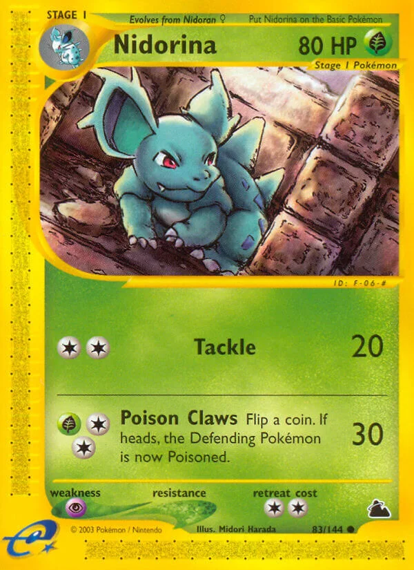 Nidorina, Skyridge 83/144