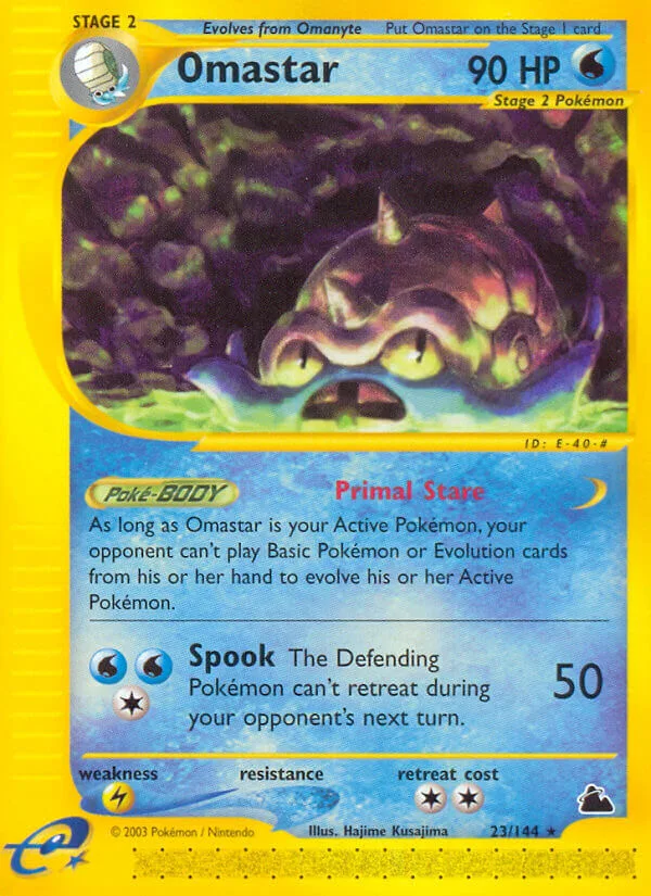 Omastar, Skyridge 23/144