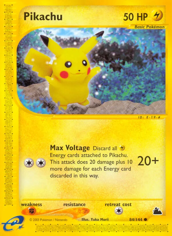 Pikachu, Skyridge 84/144