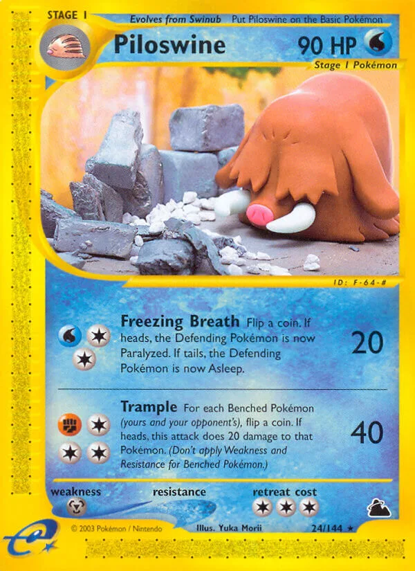 Piloswine, Skyridge 24/144