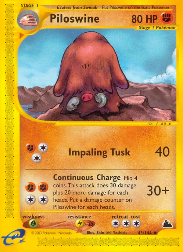 Piloswine, Skyridge 43/144