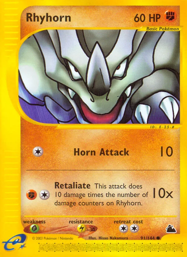 Rhyhorn, Skyridge 91/144