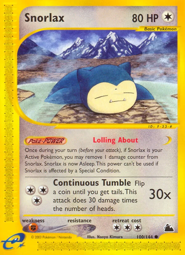 Snorlax, Skyridge 100/144