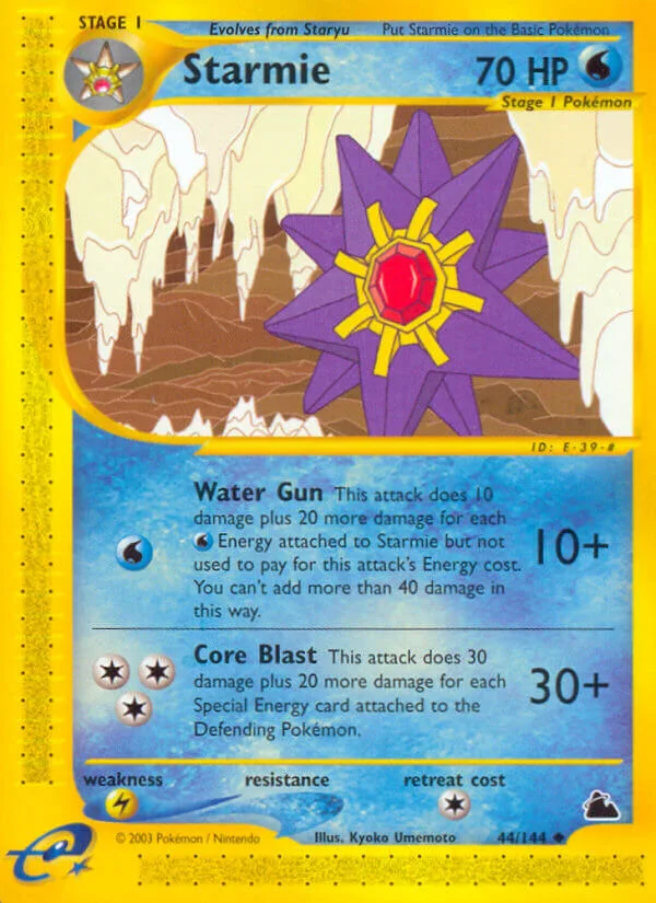Starmie, Skyridge 44/144