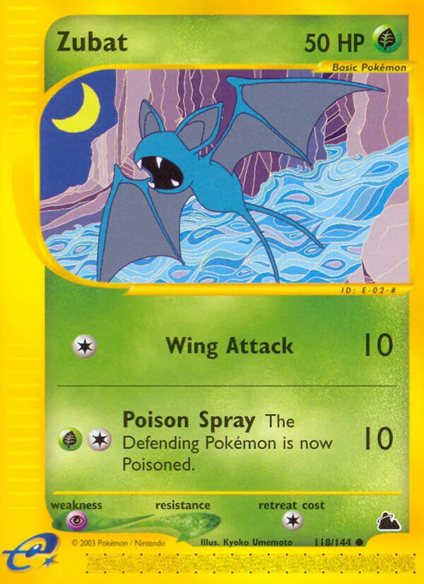 Zubat, Skyridge 118/144