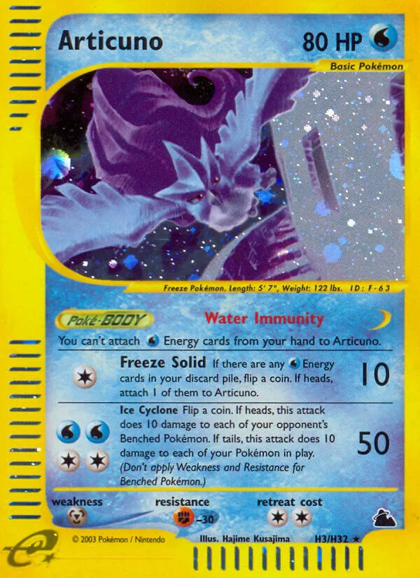 Articuno, Skyridge H3/H32