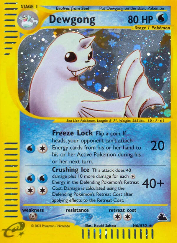 Dewgong, Skyridge H6/H32