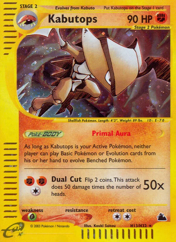Kabutops, Skyridge H13/H32