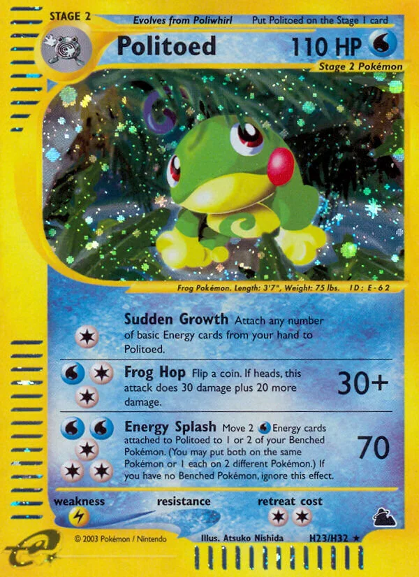 Politoed, Skyridge H23/H32