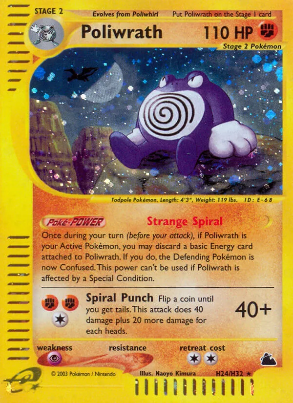 Poliwrath, Skyridge H24/H32