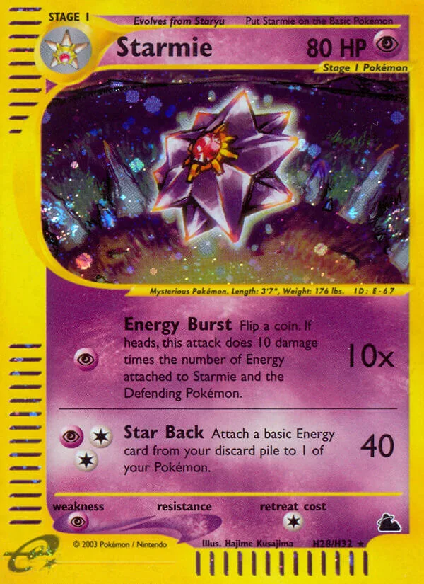 Starmie, Skyridge H28/H32