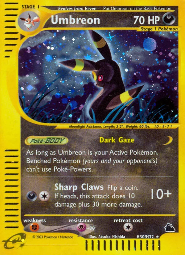 Umbreon, Skyridge H30/H32