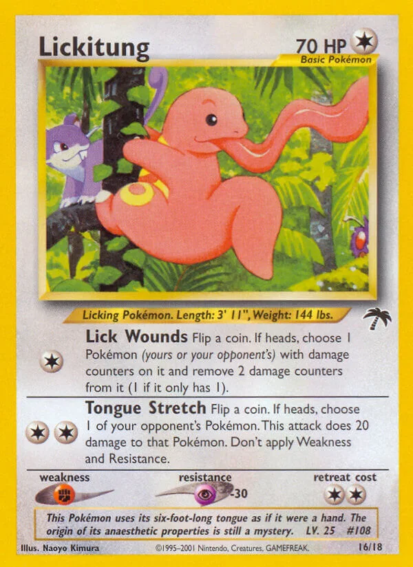 Lickitung, Southern Islands 16/18
