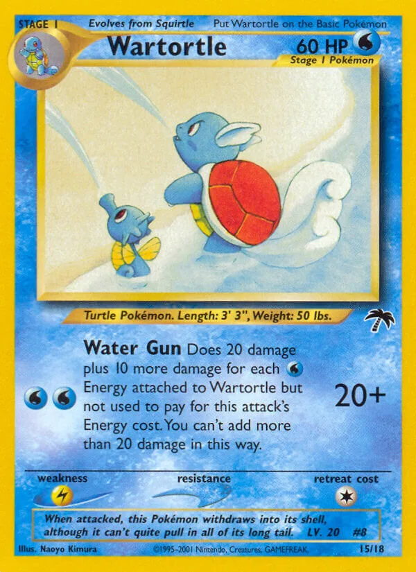 Wartortle, Southern Islands 15/18