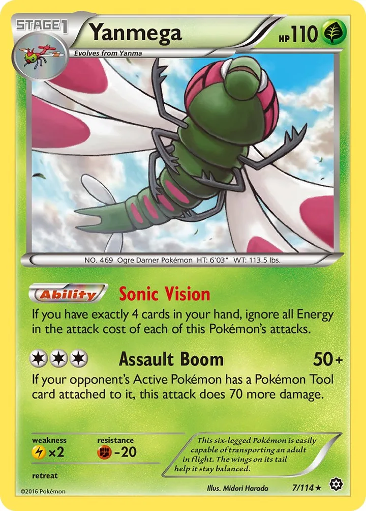 Yanmega, Steam Siege 7/114